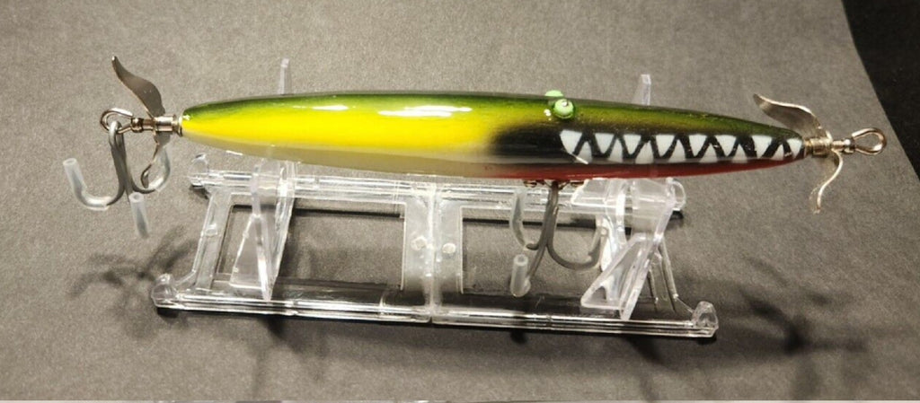 Ez's Wooden Reproduction Porter Bait Company Topwater Lure (GATOR BAIT)