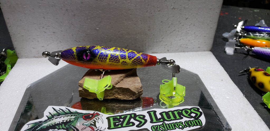 ezits fishing lures Z-Man ElaZtech Trout Trick Zuri Striped Bass Lure Kit offers a convenient solution for anglers looking to target these hard fighting fish Ez's 4" handcrafted Wooden topwater