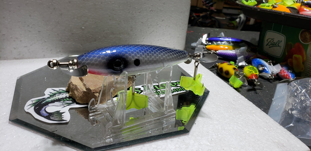Ez's 4" handcrafted Wooden topwater lure (CHOPPER)