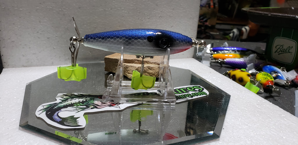 thumbnail image 2 of EZ'S LURES Handmade Wooden Topwater Fishing Lure – Bass Snacks .5oz For Freshwater 2 of 6