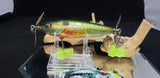 Ez's 3" handcrafted wooden topwater lure (Bladed Prop)