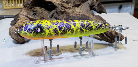 big wood fishing lures 7" Big Game Wooden Muskie Bait(Ripper)