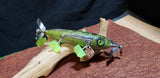 Ez's 5 hook Handcrafted Wooden Topwater (Bayou Minnow)