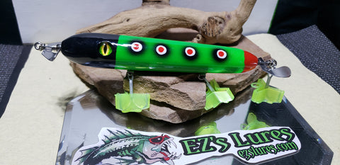 big decorative fishing lures E'zs 6" Handcrafted topwater big game ripper – EZs Lures