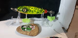 Ez's 3" handcrafted wooden topwater lure (chopper blade)