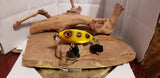 Ez's 2" handcrafted wooden topwater lure (Miget )