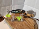 Ez's 3" handcrafted wooden topwater lure (chopper blade)